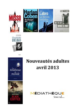 Avril 2013 - adultes