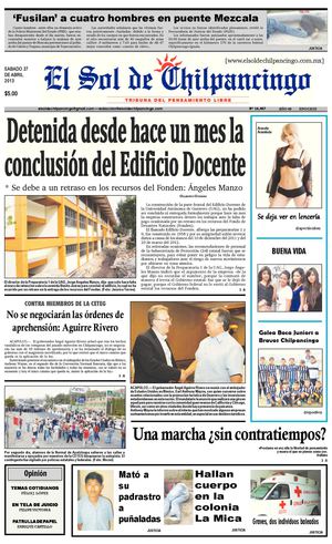 El Sol de Chilpancingo - 27 Abril 2013