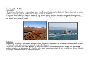 Guía geografía de Chile 5°