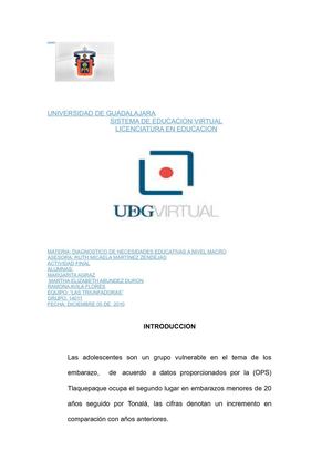 ADOLESCENTES EMBARAZADAS