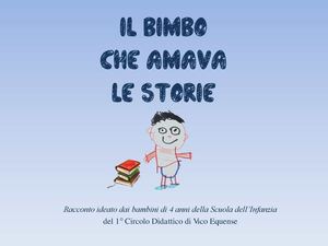 Il bambino che amava le storie