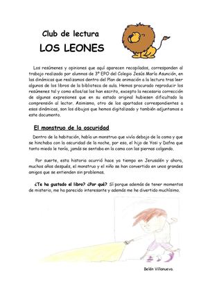 CLUB DE LECTURA LOS LEONES