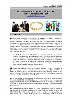 090. REGLAMENTOS, IDEARIOS, CODIGOS DE CONVIVENCIA