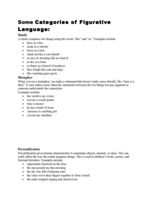 Figurative lenguages
