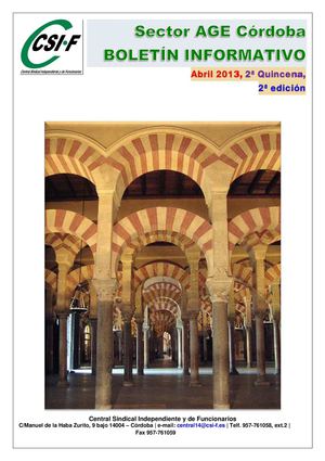 BOLETÍN INFORMATIVO SECTOR AGE, abril, 2ª quincena, 2ª edición