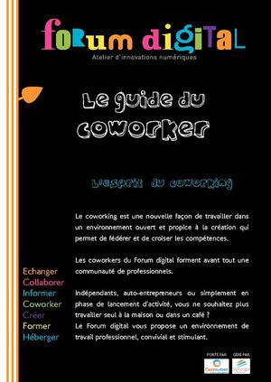 Guide du coworking au Forum digital 