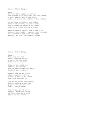 gustavo adolfo becquer