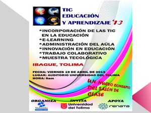 Evento TIC y educación 