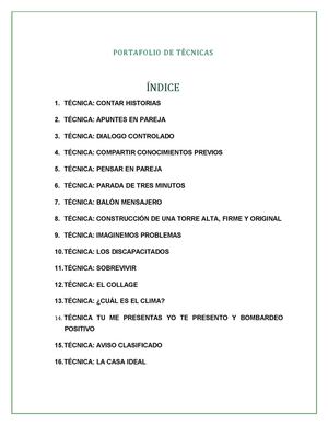TÉCNICAS