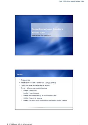Normas Internacionales de Auditoría