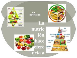 Nutrición, malnutricion y desnutricion