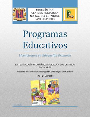 Programas Educativos