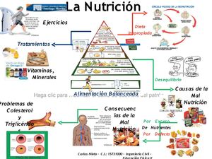 Nutrición, Desnutrición y Malnutrición