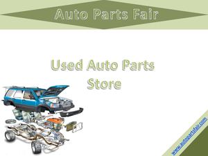 Used Auto Parts Store Online- AutoPartsFair