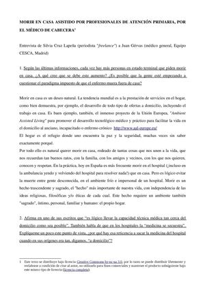 MORIR EN CASA ASISTIDO 2013