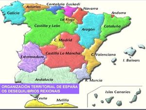 ORGANIZACIÓN TERRITORIAL E DESEQUILIBRIOS TERRITORIAIS EN ESPAÑA