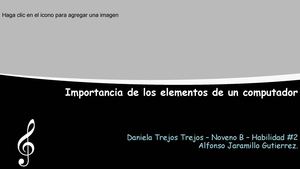 La importancia de los elementos en un computador