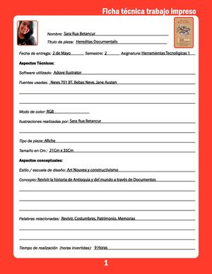 Ficha técnica Publicidad