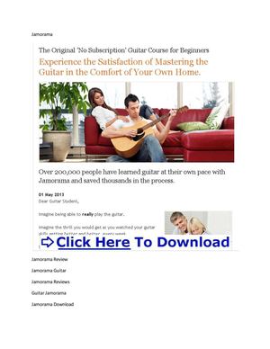 Jamorama - The Ultimate Guitar Learning Kit