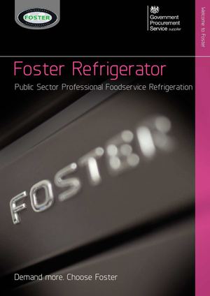 Foster Refrigerator Public Sector Professional Foodservice Refrigeration