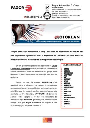 Fagor Automation Espagne