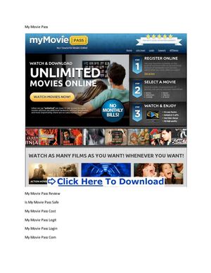 My Movie Pass Legit + My Movie Pass