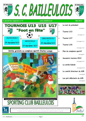 Le journal des supporters n°15