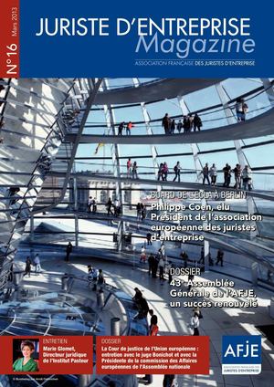 JURISTE D'ENTREPRISE Magazine n°16