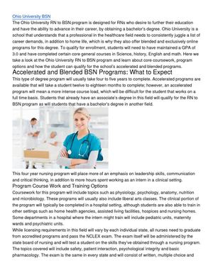 Calaméo - Ohio University RN To BSN Program Information
