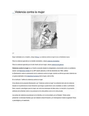 VIOLENCIA CONTRA LA MUJER