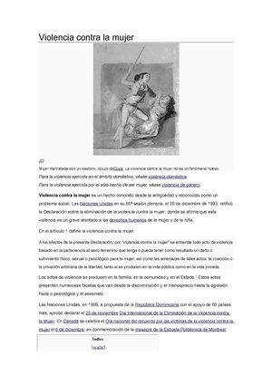 violencia contra la mujer 