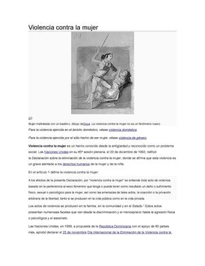 violencia contra la mujer