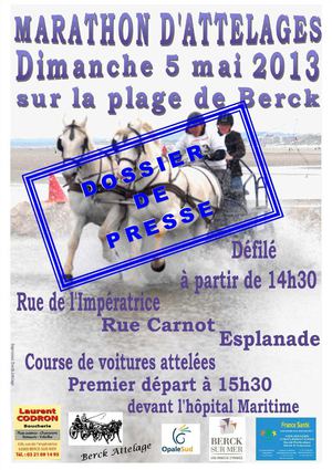 LE MARATHON D'ATTELAGES DE BERCK 05.05.13