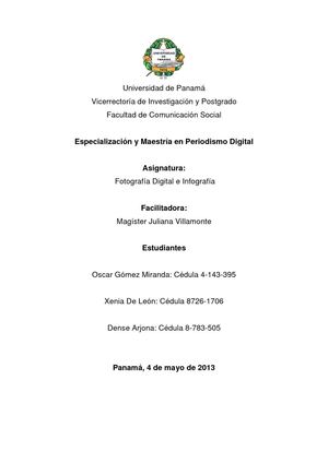 La Fotografía deportiva por Oscar Gómez, Xenia De León y Denisse Arjona