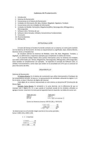 Sistema de Numeracin