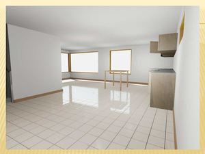 RENDER CORTE 3 AUTOCAD 3D  