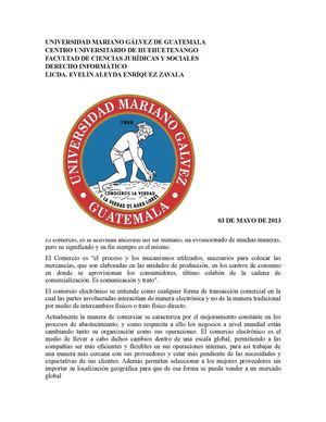 COMERCIO ELECTRÓNICO 