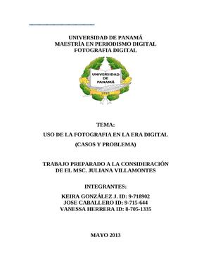LA FOTOGRAFIA EN LA ERA DIGITAL