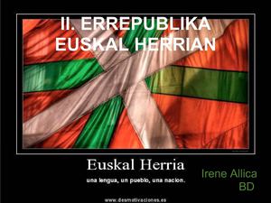 II.Errepublika Euskal Herrian