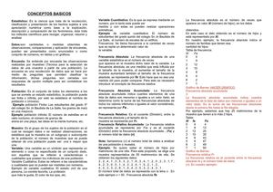 CONCEPTOS BASICOS DE ESTADISTICA