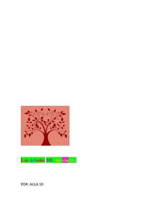 LOS ÁRBOLES DE MI CIUDAD