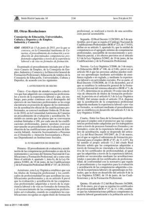 BOC 28 07.CUALIFICACIONES PROFESIONAL
