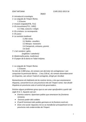 EL NOSTRE LLIBRE DE L'EDAT MITJANA