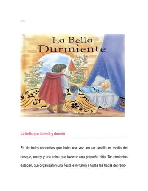 cuento la bella durmiente