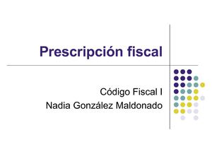 Prescripción tributaria