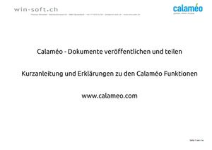 Calaméo HowTo - Kurzanleitung und Einführung
