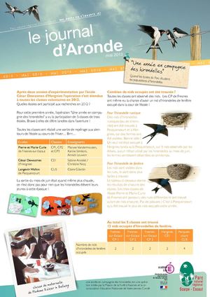 Journal Aronde Mai 2012