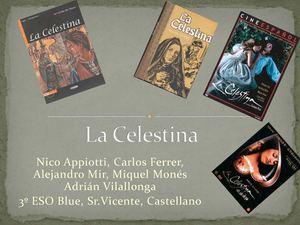 3º ESO B La Celestina