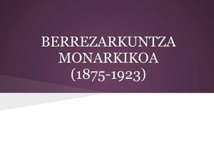Berrezarkuntza