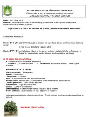 PROYECTO MEDIO AMBIENTE 2.2013